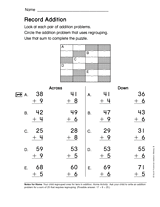 Record Addition (Gr. 2)