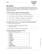 Third Grade Community Project