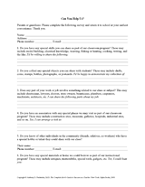 Parent Request Form