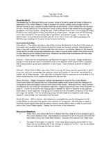 Crossing the Wire Teacher's Guide