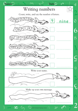 Writing Numbers (0-20)