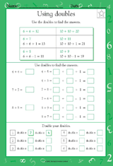 Addition Using Doubles